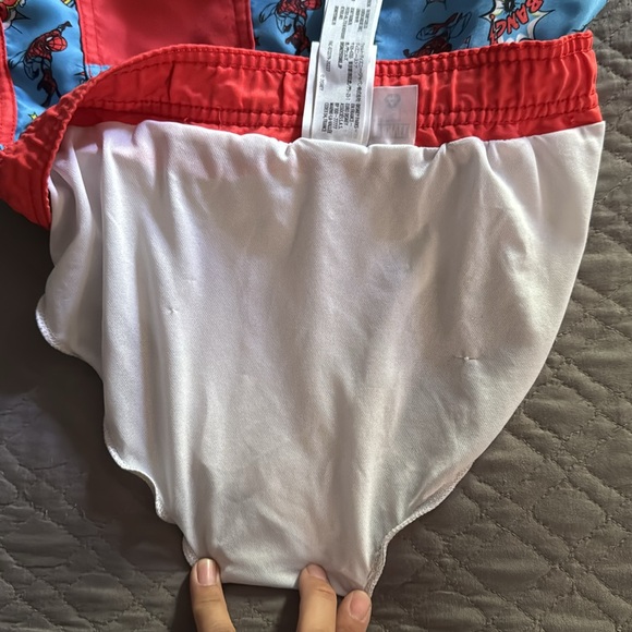DISNEY MARVEL KID BOY YOUTH SPIDER-MAN SWIMMING SWIM TRUNKS - (RUNS SMALL) - Picture 6 of 10